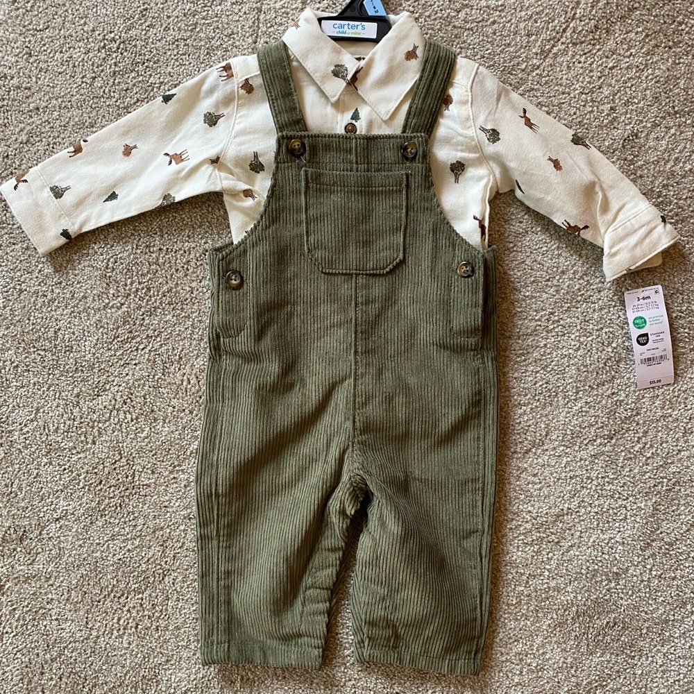 Carters overall set